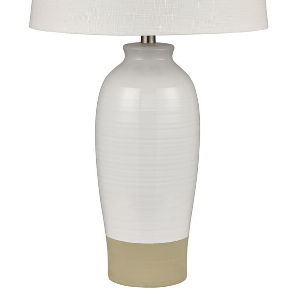 Peli White and Gray 29-Inch One-Light Table Lamp, image 4