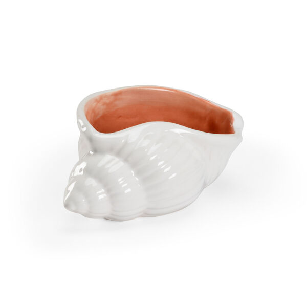 White and Orange 10-Inch Marco Shell, image 1