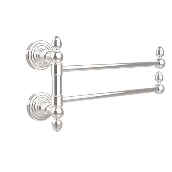 Waverly Place Collection 2 Swing Arm Towel Rail, Polished Chrome, image 1