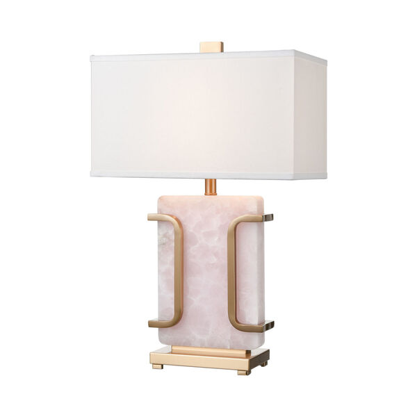 Archean Pink with Cafe Bronze One-Light Table Lamp, image 1