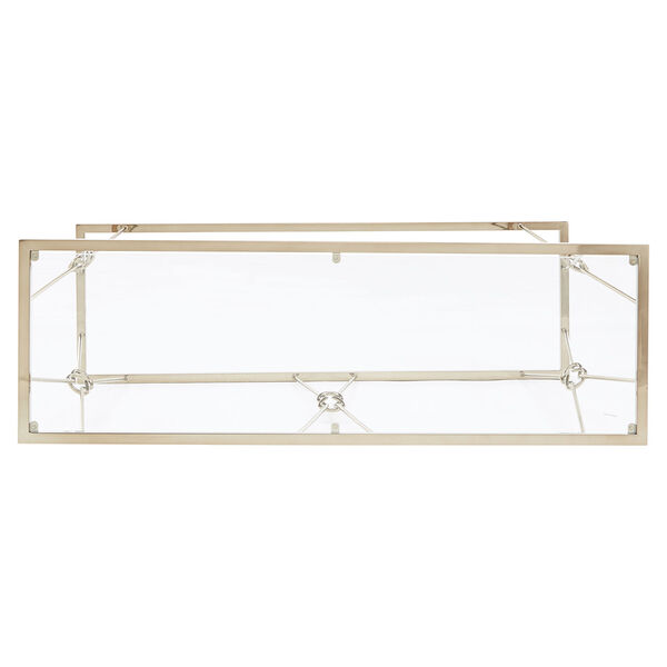 May Champagne Gold Knot Frame Sofa Table, image 6