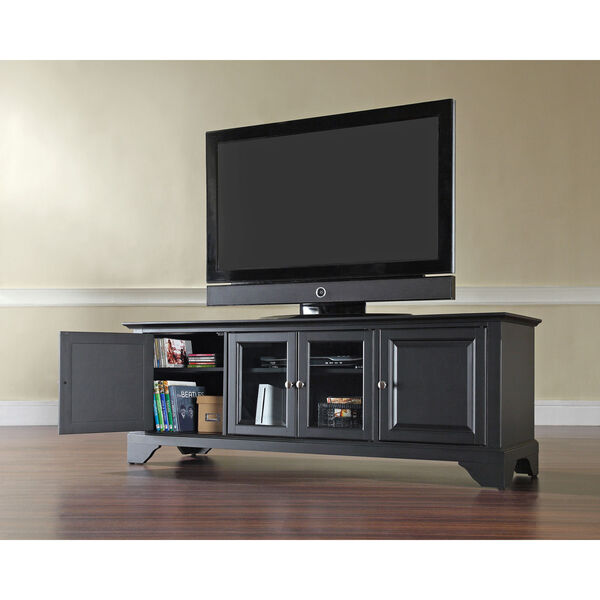 LaFayette 60-Inch Low Profile TV Stand in Black Finish, image 4