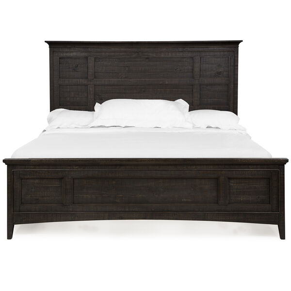Westley Falls Relaxed Traditional Graphite King Panel Bed, image 1