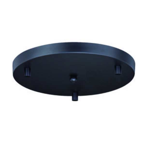 Canopy Accessory Oil Rubbed Bronze 12-Inch Three-Light Canopy, image 1