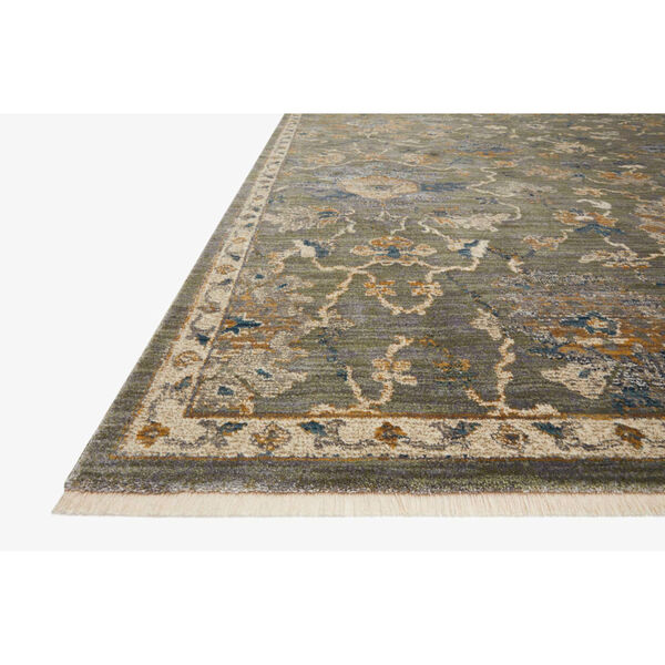 Giada Sage and Gold Rectangle: 3 Ft. 7 In. x 5 Ft. 7 In. Rug, image 2
