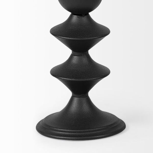 Candelero II Black Large Table Candle Holder, image 5