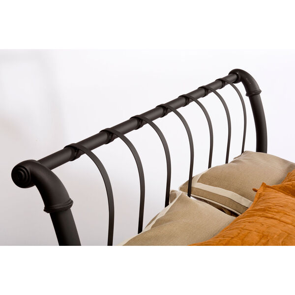 Janis Textured Black Queen Bed - Headboard &amp; Footboard Only, image 2