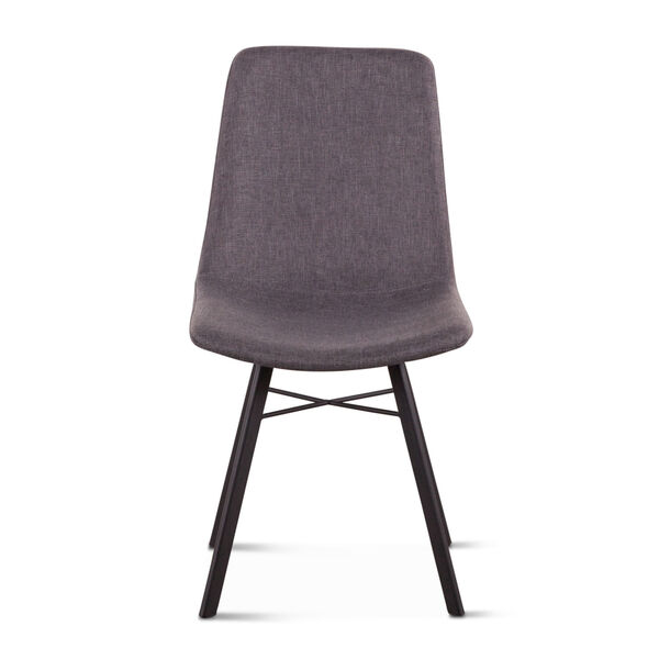 Posey Matte Gunmetal Side Chair, Set of Two, image 1