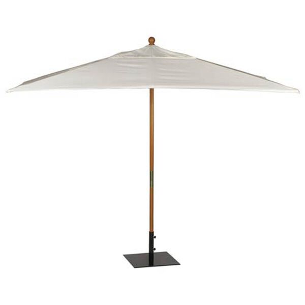 10-Ft. Natural Rectangular Market Umbrella, image 1