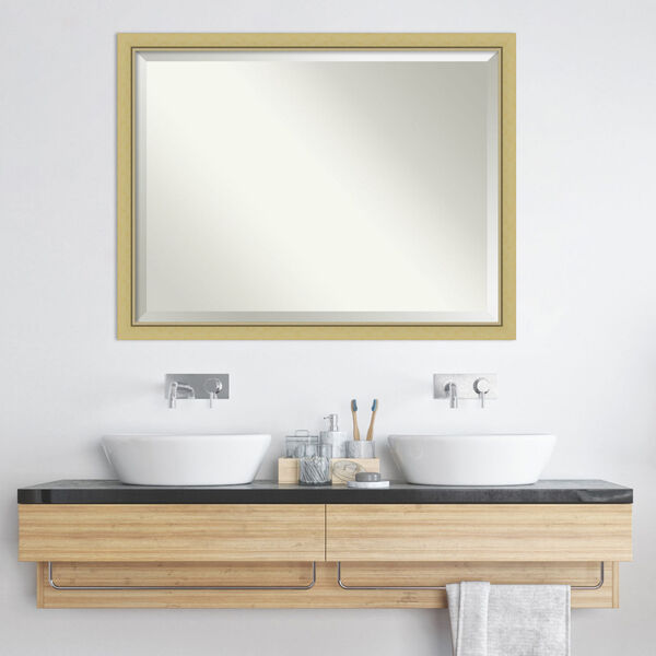 Landon Gold 43W X 33H-Inch Bathroom Vanity Wall Mirror, image 6