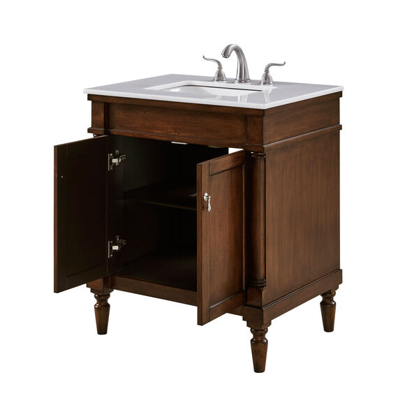 Lexington Walnut 30-Inch Vanity Sink Set, image 4
