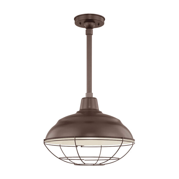 R Series Architectural Bronze One-Light Warehouse Shade, image 2