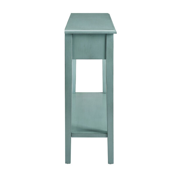 Aubrey Distressed Teal Console, image 4