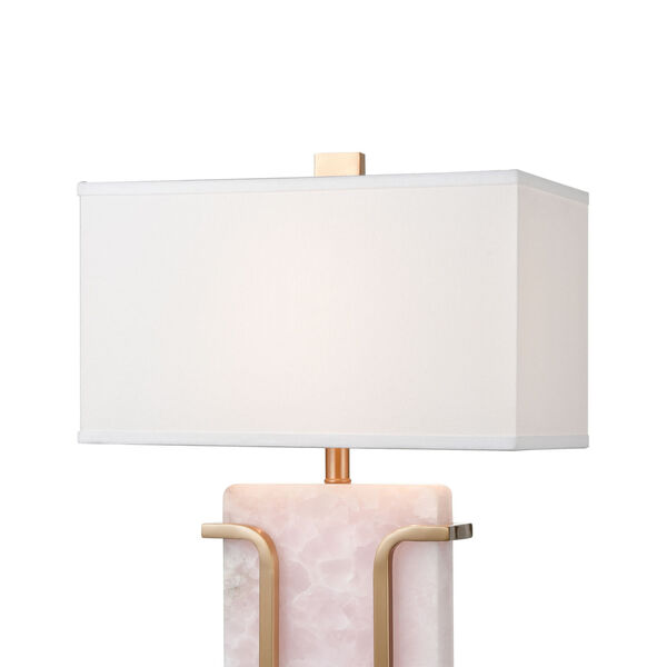 Archean Pink with Cafe Bronze One-Light Table Lamp, image 3