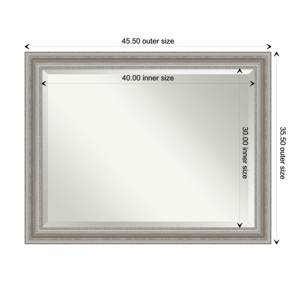 Parlor Silver Wall Mirror, image 4