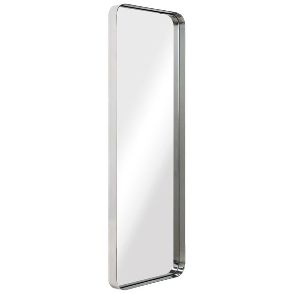 Silver 18 x 48-Inch Stainless Steel Rectangle Wall Mirror, image 2