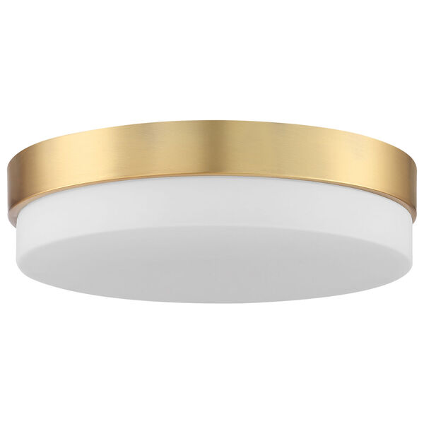 Roma Brass-Antique and Satin Intergrated LED Flush Mount, image 5