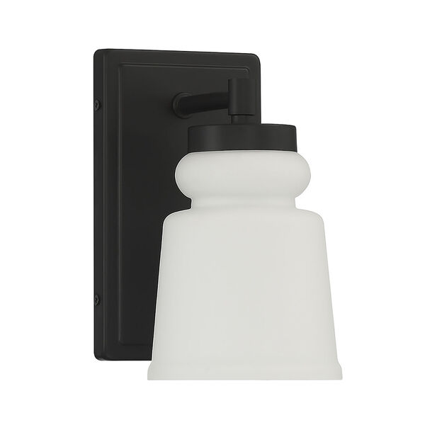 Lowry Matte Black Nine-Inch One-Light Wall Sconce, image 2