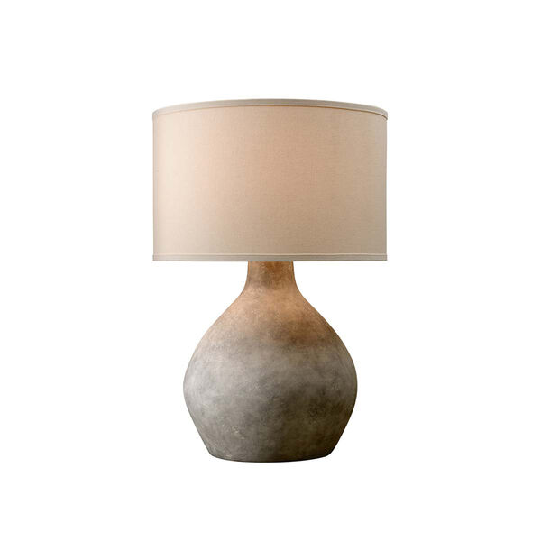 Zen Lava Table Lamp with Linen Shade, image 1