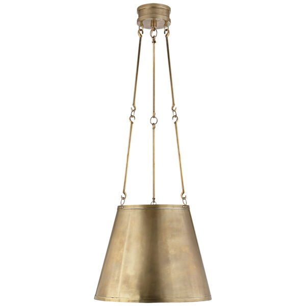 Lily Hanging Shade in Natural Brass by Alexa Hampton, image 1
