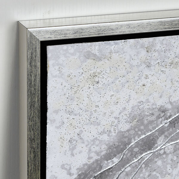 Gray Cave Textured Glitter Framed Hand Painted Wall Art, image 5