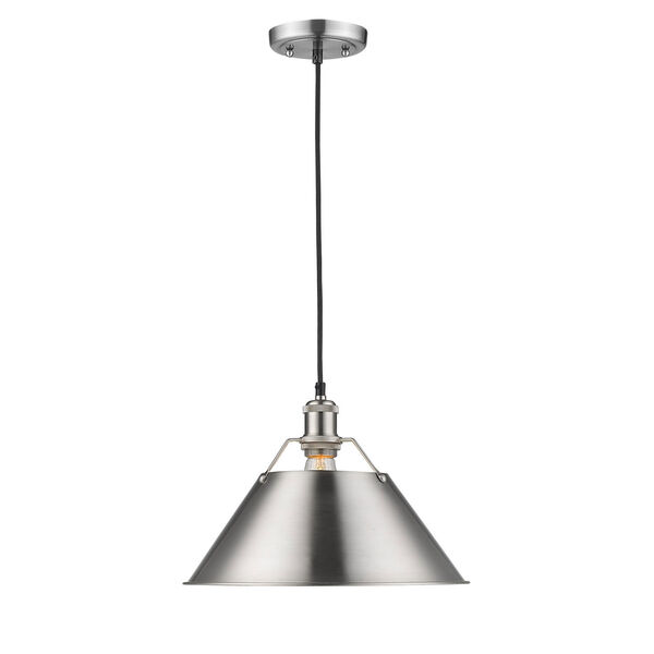 Orwell Pewter One-Light Pendant with Pewter Shade, image 1