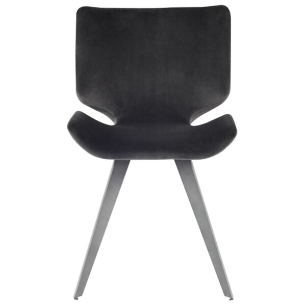 Astra Black and Gray Dining Chair, image 2