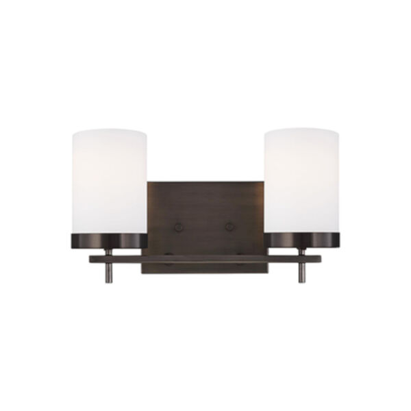 Loring Brushed Oil Rubbed Bronze Two-Light Wall Sconce, image 2