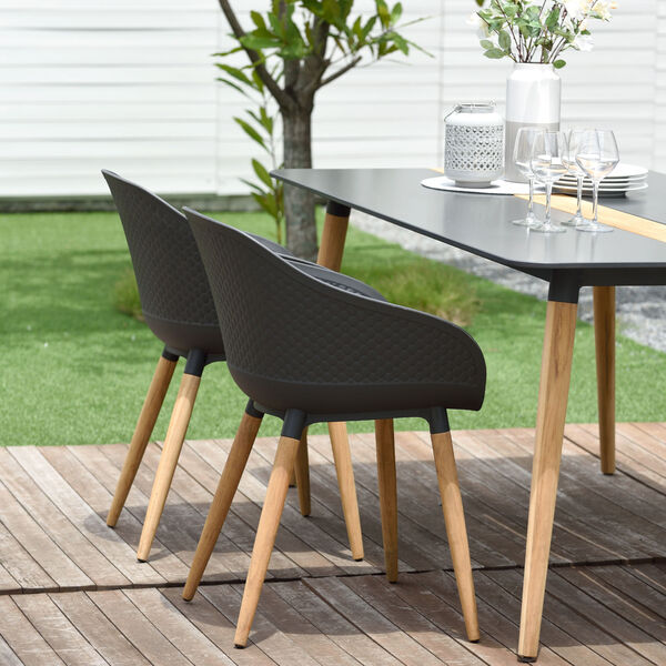 Ipanema Black Outdoor Dining Chair, image 5