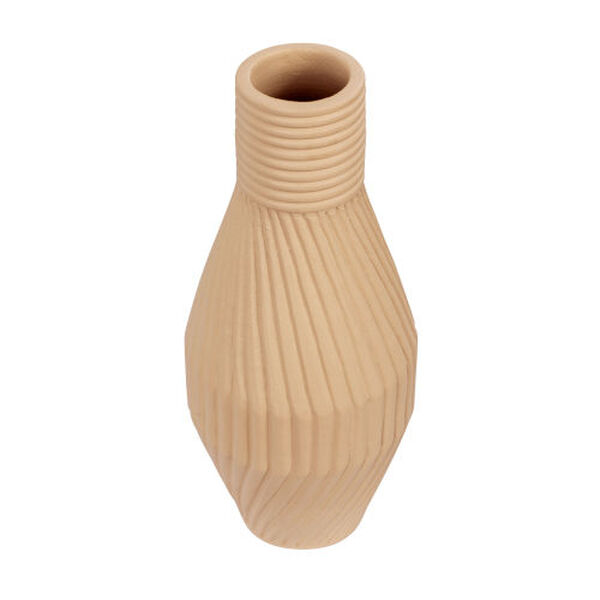Linnea Wash Brown Ceramic Vase, image 2