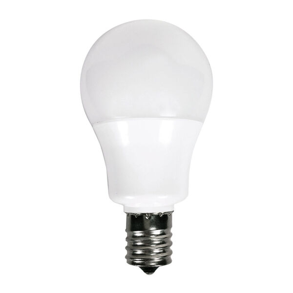 SATCO Frosted White LED A15 Intermediate 5.5 Watt Type A Bulb with 2700K 450 Lumens 80 CRI and 230 Degrees Beam, image 1