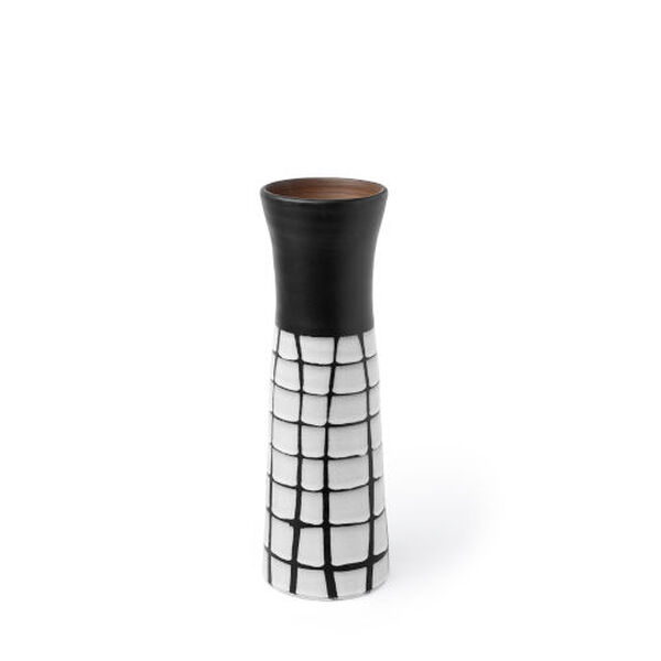 Luanda Black and White Large Vase, image 1
