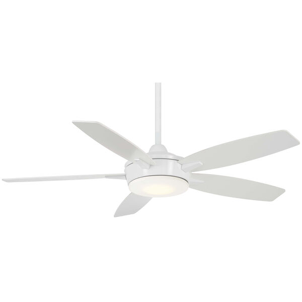 Espace White LED Ceiling Fan, image 1