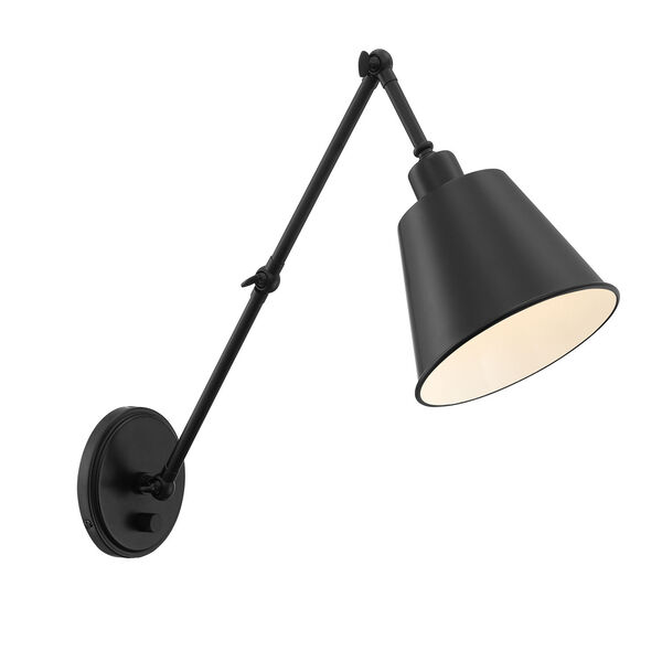 Mitchell Matte Black 31-Inch One-Light Wall Sconce, image 2