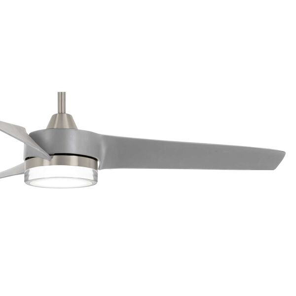 Veer Brushed Nickel Silver 56-Inch LED Ceiling Fan, image 2