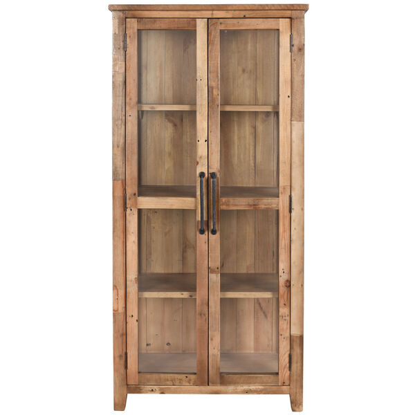 Emma Natural Pine Display Cabinet, image 5