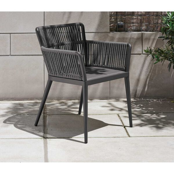 Nette Pewter Outdoor Armchair, image 2