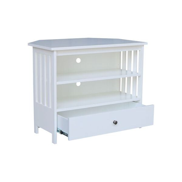 White 35-Inch TV Stand, image 4