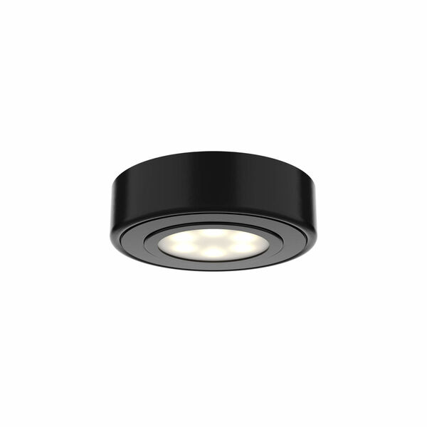 Black Two-In-One LED Puck, image 2
