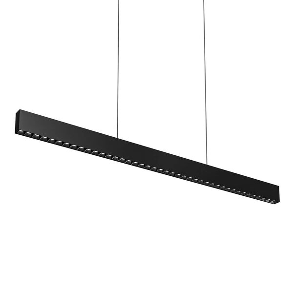 Black Multi Spot 48-Light LED Linear Pendant, image 1
