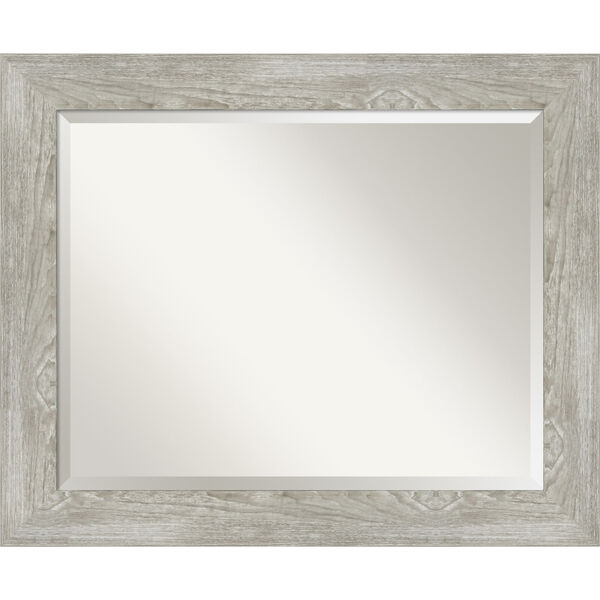Dove Gray 34W X 28H-Inch Bathroom Vanity Wall Mirror, image 1
