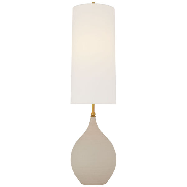 Loren Large Table Lamp in Natural Shell with Linen Shade by Thomas O'Brien, image 1
