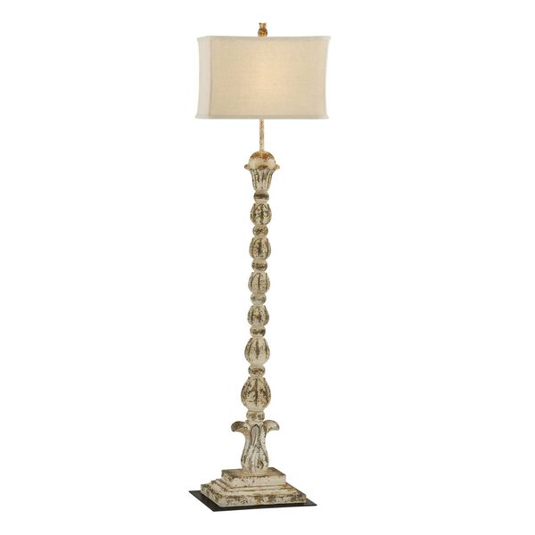 Clarke Ivory One-Light Floor Lamp, image 1