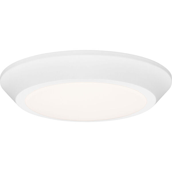 Verge White Lustre LED Flush Mount, image 1