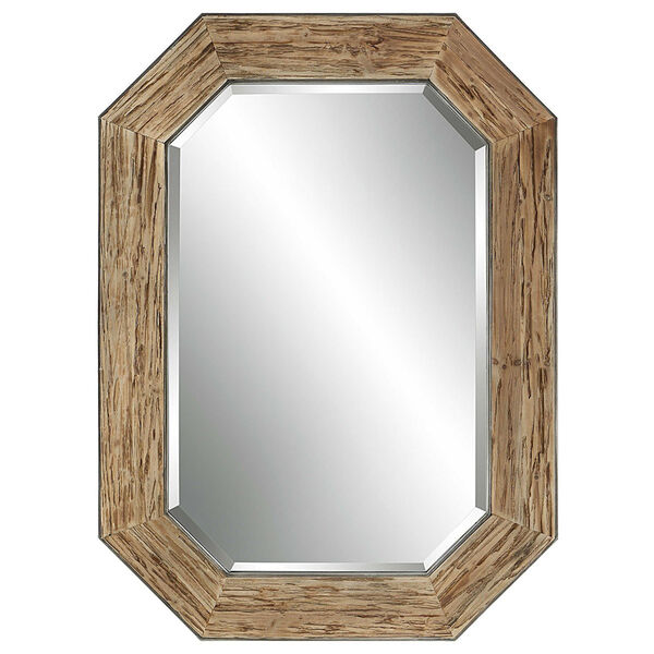 Siringo Natural Octagonal Wall Mirror, image 2