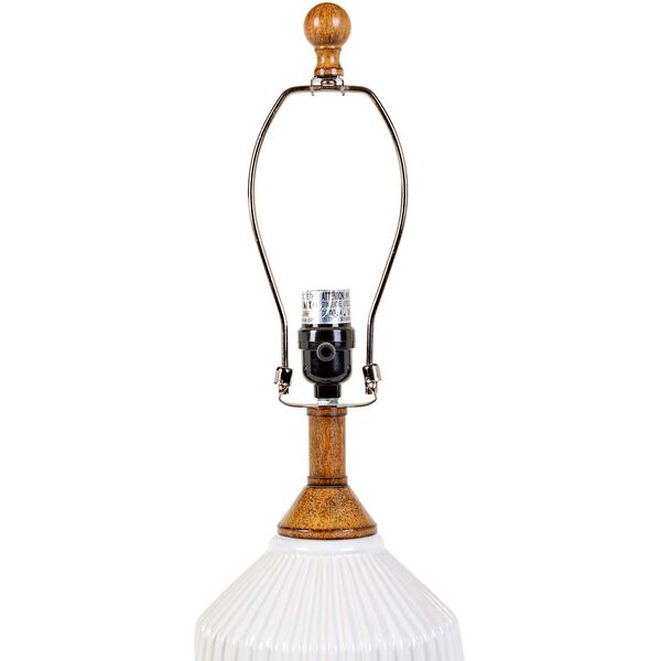 Lennon White One-Light Table Lamp, image 3
