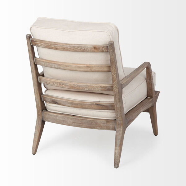 Harman II Off White and Ash Wood Arm Chair, image 6