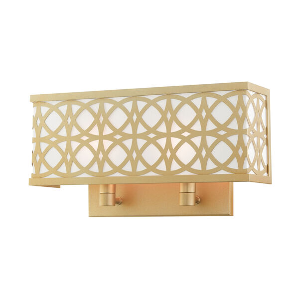 Calinda Soft Gold 15-Inch Two-Light ADA Wall Sconce, image 1
