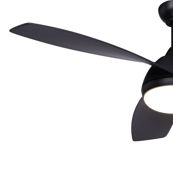 Odell Black 52-Inch LED Ceiling Fan, image 5