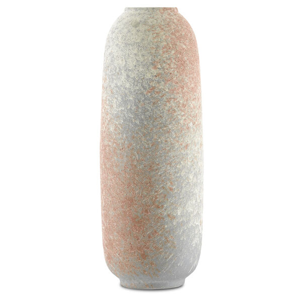 Sunset Gray and Coral Large Vase, image 2